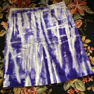 Gorgeous Elie Tahari Sz 8 Purple Skirt w/Pleat NWT